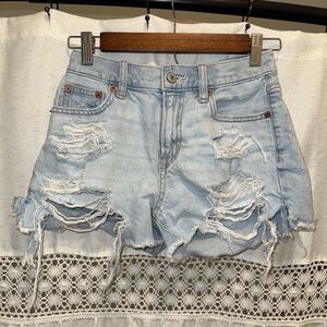 American Eagle Distressed Jean Shorts